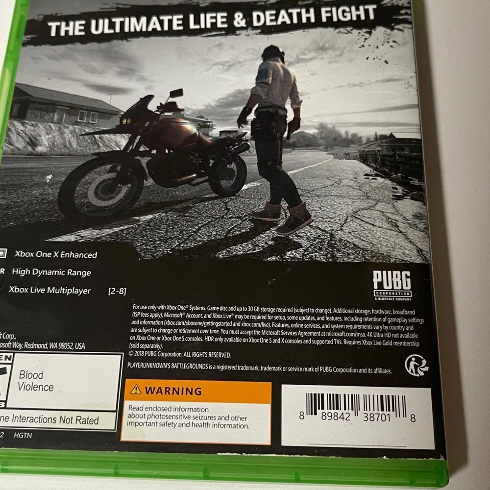 PlayerUnknown's Battlegrounds Xbox One‎ Video Game
